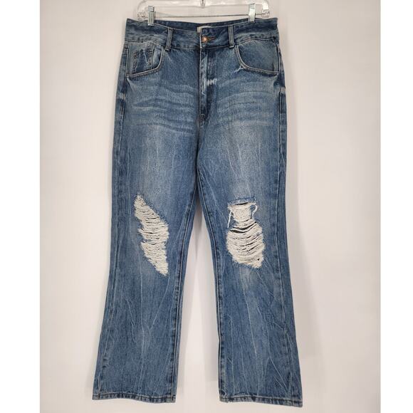 Twelve by Ontwelfth Distressed Knee Jeans Women's Size 31 - Picture 1 of 12